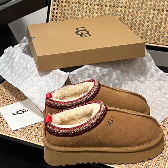 UGG tazz platform slipper chestnut - Picture 2 of 9